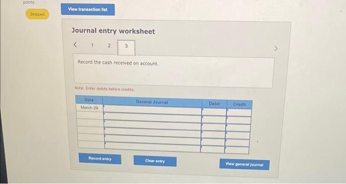 Co. 29 Leer Co. unexpectedly pays its account in full to Dexter