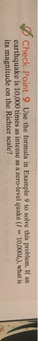  Check Point 9 Use the formula in Example 9 to solve