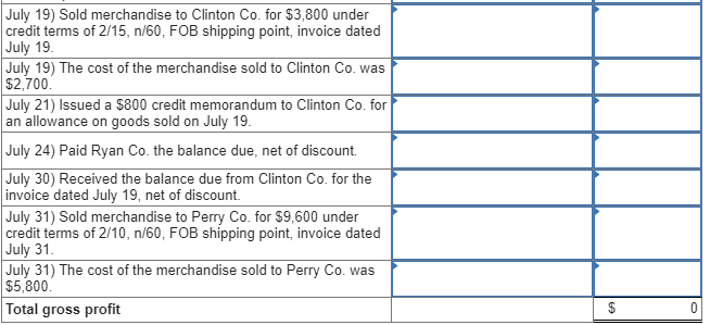 from Walker Company for $8,600 under credit terms of 1/15, n/30, FOB