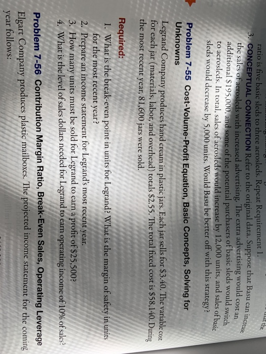  uild the ratio is five basic sleds to three aerosleds. Repeat