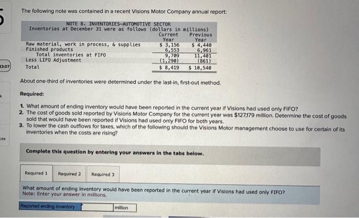  answer all qs please The following note was contained in a