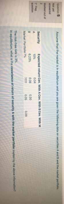  b. based on the given information in the previous question, assume