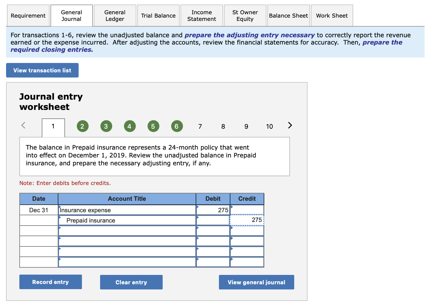 SEE THE UNADJUSTED BALANCE! The Dairy Plus Company began operations on December