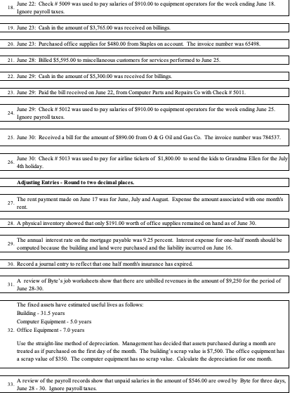 Journal questions 36, 37, 38, the worksheet and the income statement. Hudson