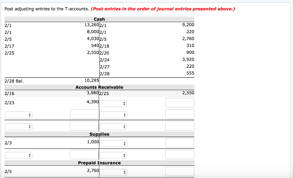 Karen Noonan opened Larkspur Inc. on February 1, 2017. During February, the