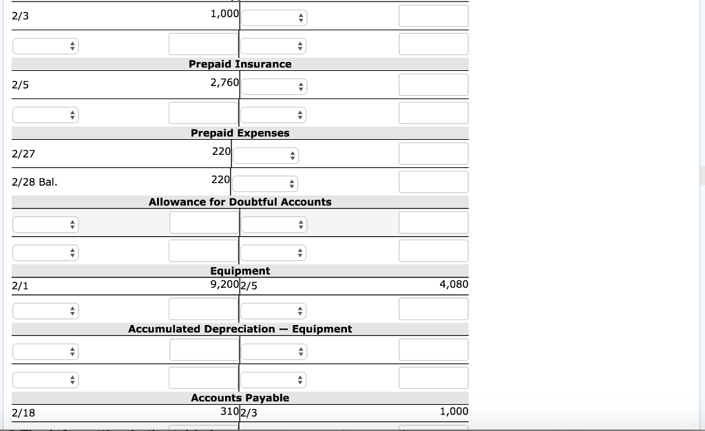 following transactions were completed: Feb. 1 Issued 4,000 shares of Larkspur common