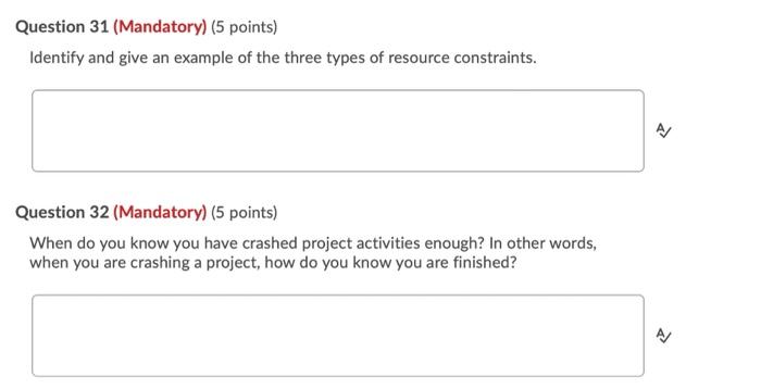 because not enough resources are available. Activity 3 is critical and has