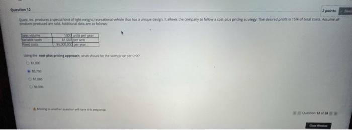  Question Completion Status: 1 26 7 2013 14 15 170 18