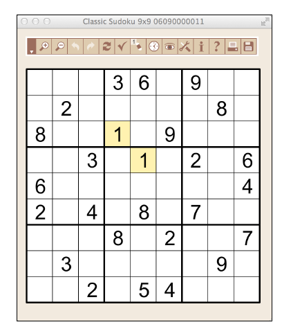  SUDOKU Rules: A puzzle looks like the one on the previous