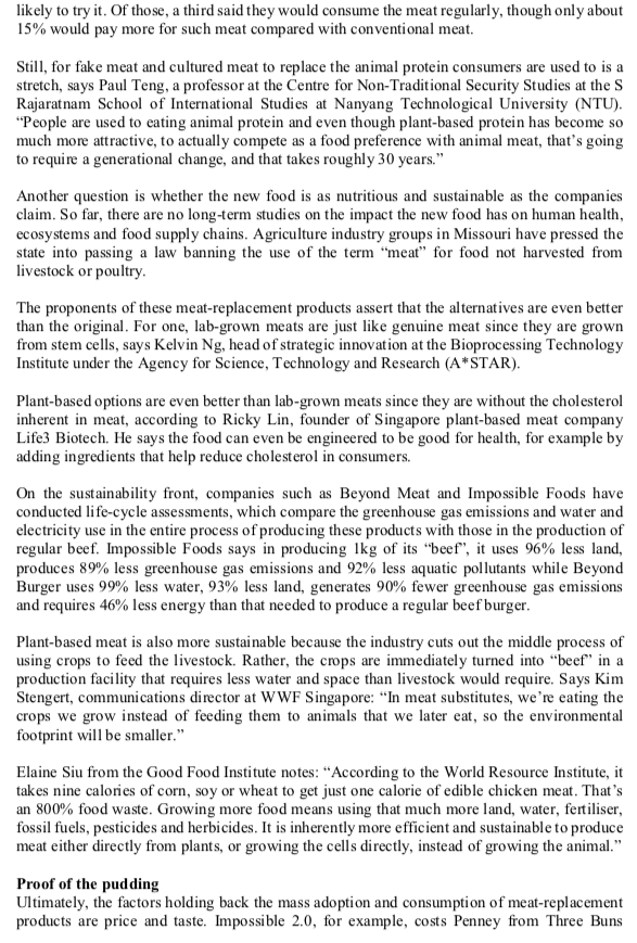 of people showed up at Lau Pa Sat, the food centre in