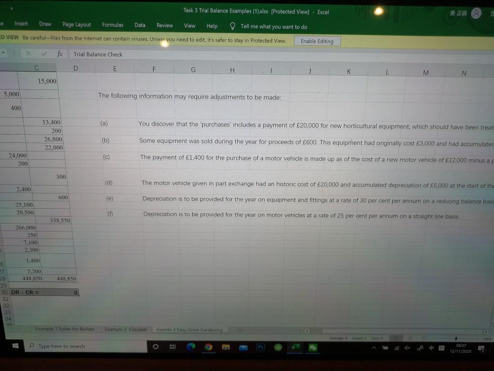 the template that I need to fill in. This is a fictitious