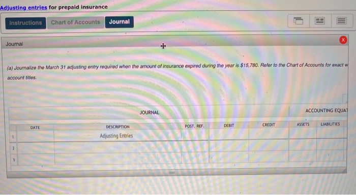 assets, liabilities, equity and so forth. thank you very much Adjusting entries