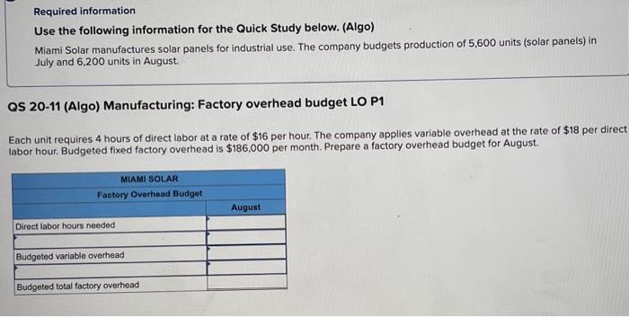 production of 5,600 units (solar panels) in July and 6,200 units in