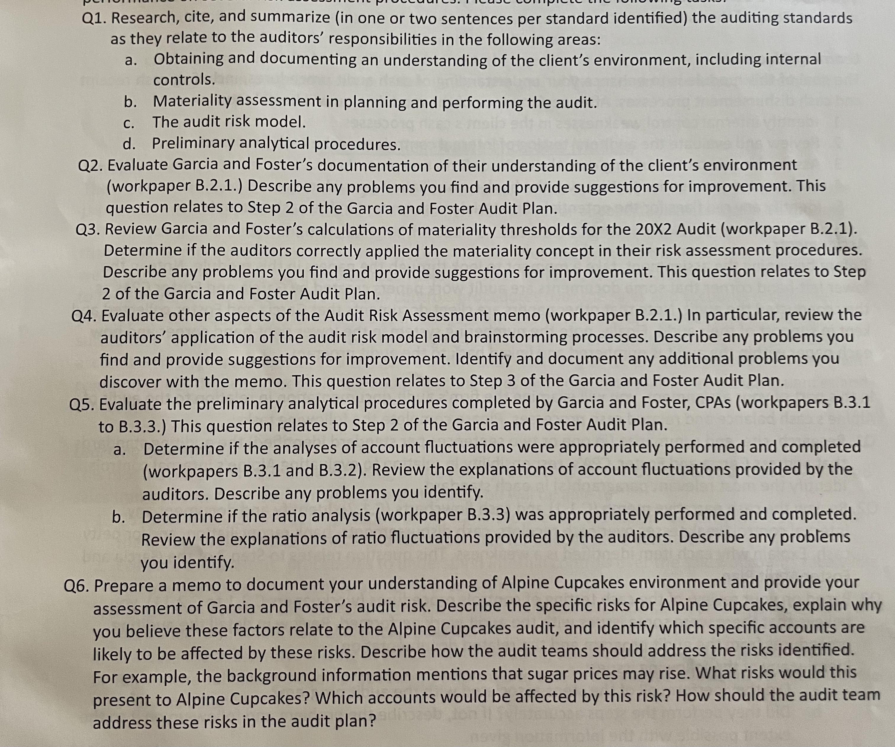  Q1. Research, cite, and summarize (in one or two sentences per