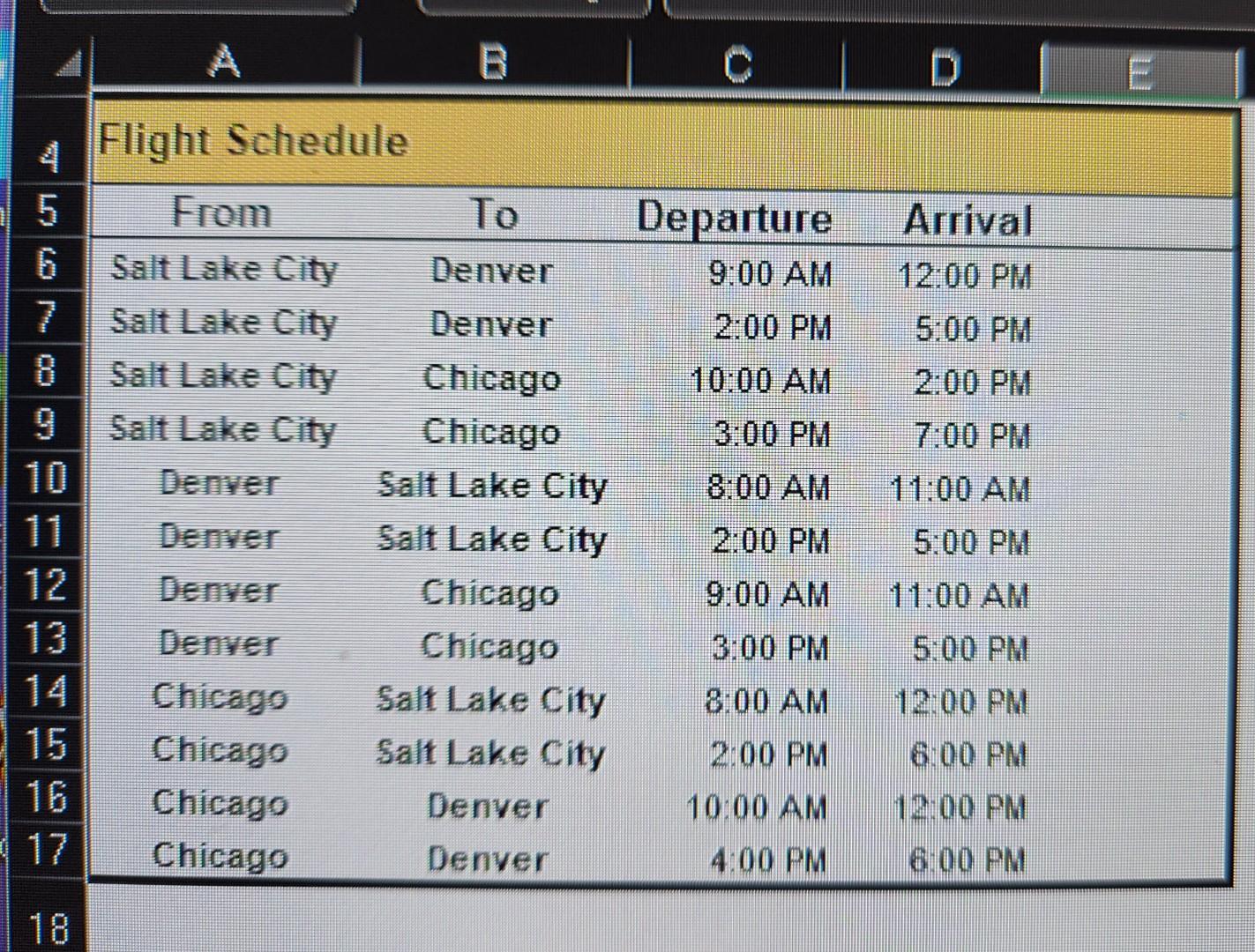Use solver to determine the best crew rotation for the lowest possible