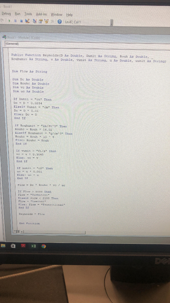 - Create a flowchart for the following VBA code to illustrate program