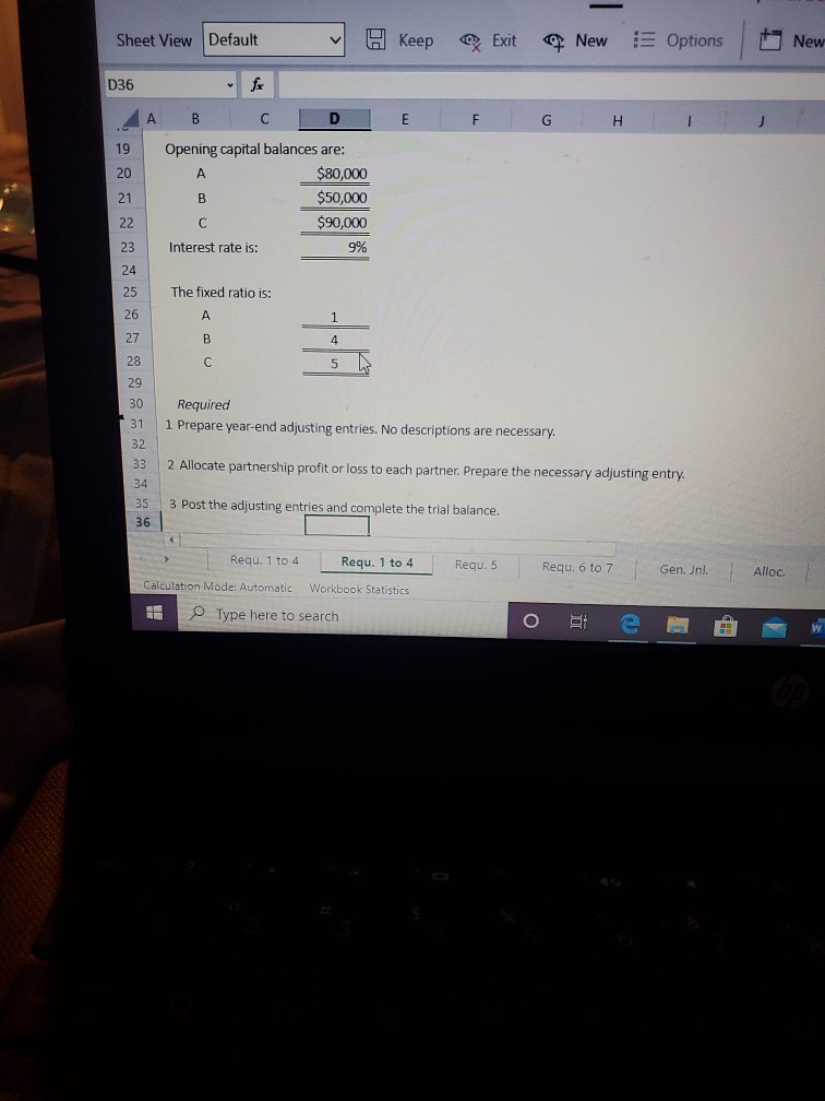 "2019 Tr. Bal." page (see tab below). 'Salary expenses' listed on the