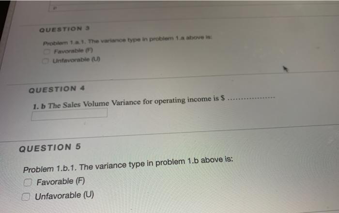 1.5.1 You are given the following information: Actual Results 150,000 Static Budget