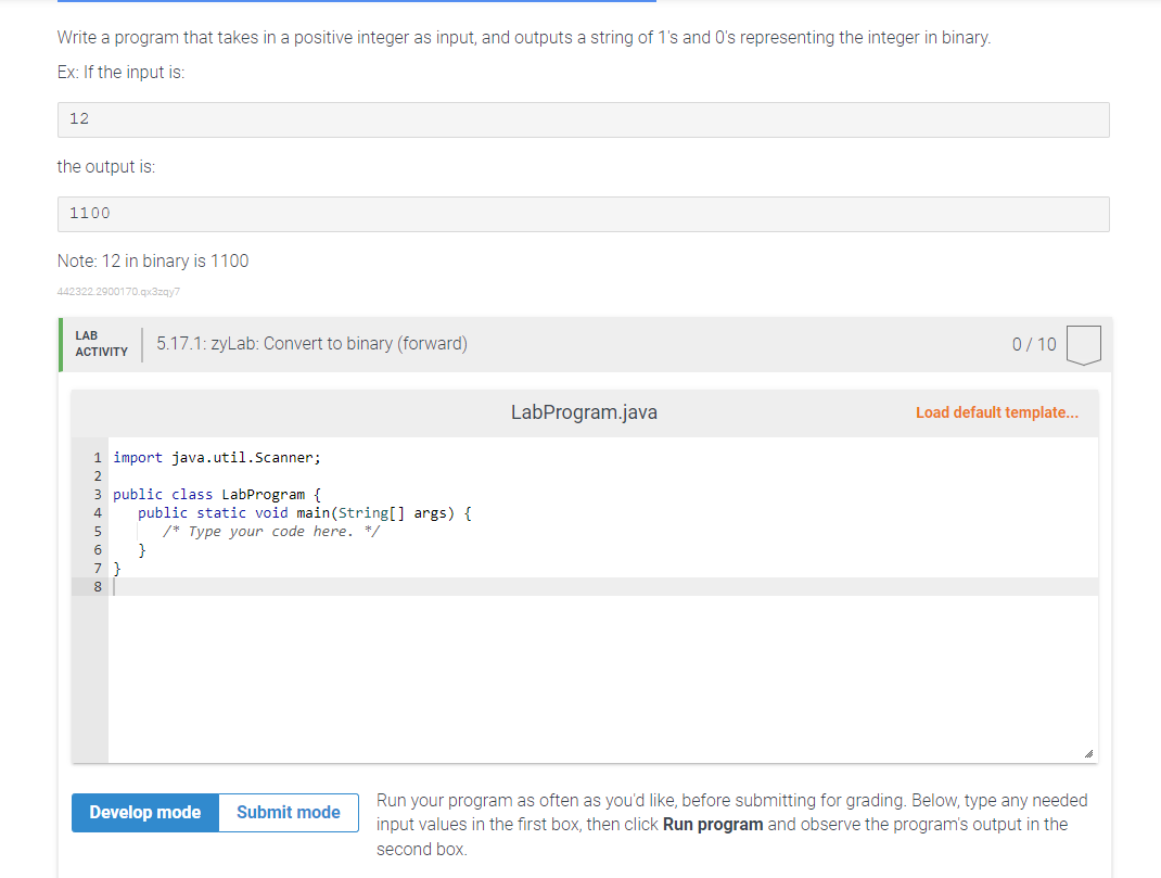 may you please help me code this in java. Please make sure