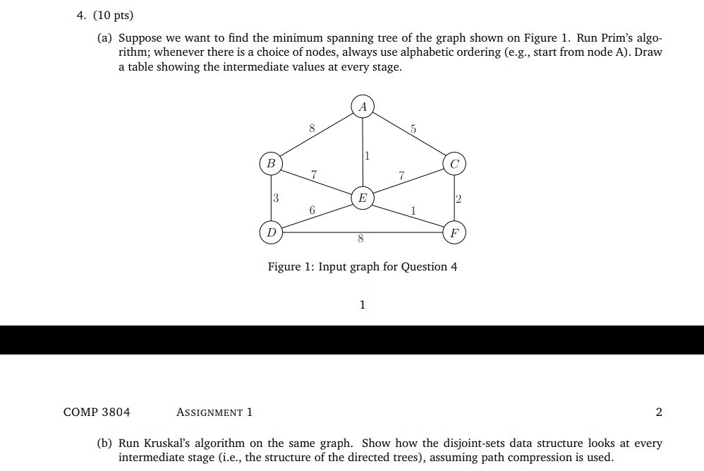  Please provide Answer for both part a and b Also provide