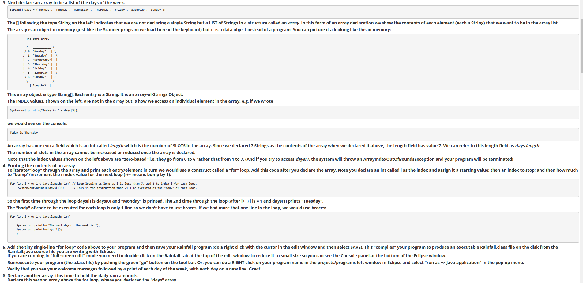  import java.util.Scanner; public class Rainfall { public static void main(String[] args)