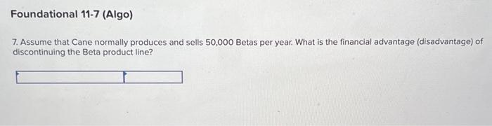 per unit for each product at this level of activity are given