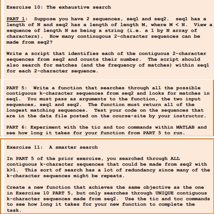  Please Solve Exercise 11 using MATLAB Program. Thanks in advanced !