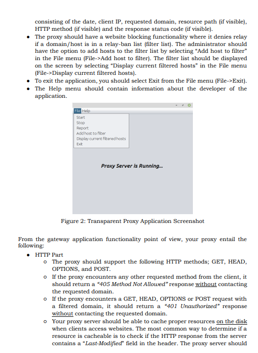 Transparent Proxy. In basic terms, a proxy relays HTTP requests and responses