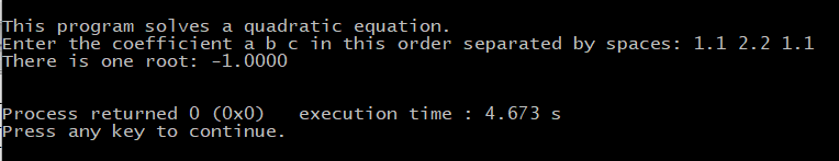 4 a c There are 3 possibilities: * b 4ac > 0: