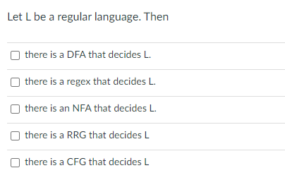 then A((BA)A) is regular also. All regular languages are finite. All finite
