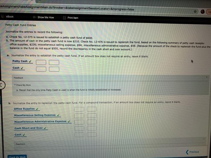  Assignment/takeAssignmentMain.do?invoker=&takeAssignmentSessionLocator &inprogress=false UN eBook Show Me How Print tem Petty Cash