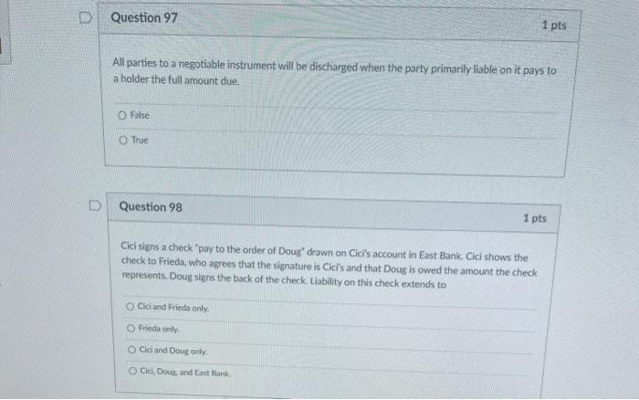 True Question 92 1 pts Ratification occurs when a principal affirms, or