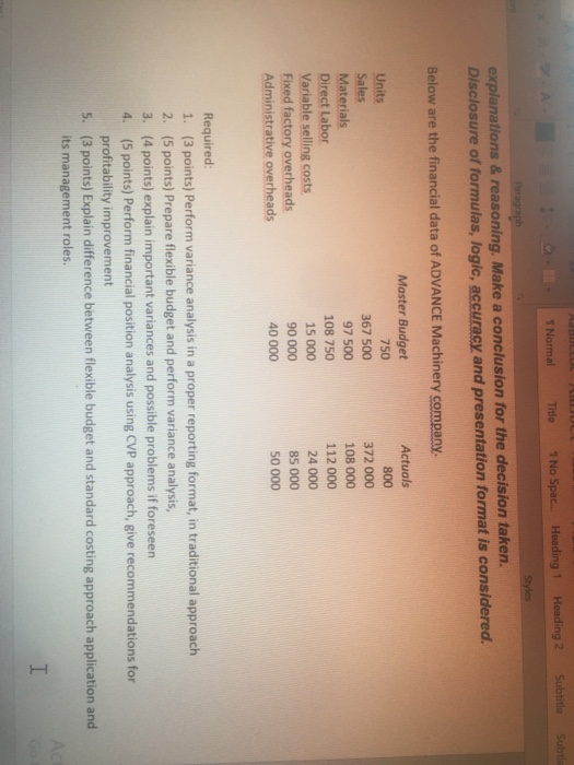  Subtitle Subt 1 Normal Title Heading 2 No Spac. Heading 1