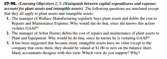 Please answer all 3 :) 07-90. (Learning Objectives 2, 5: Distinguish