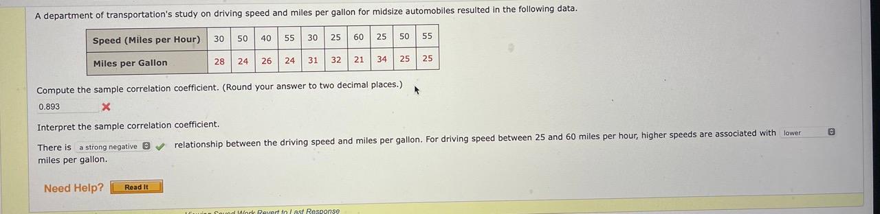 the relationship between x and y ? The scatter diagram indicates that