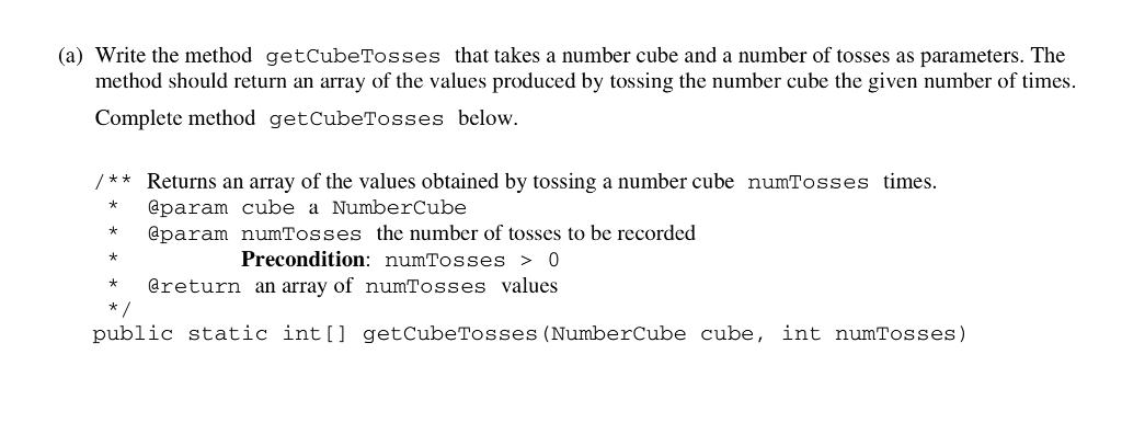 methods in Eclipse. The code comes with a tester class with main
