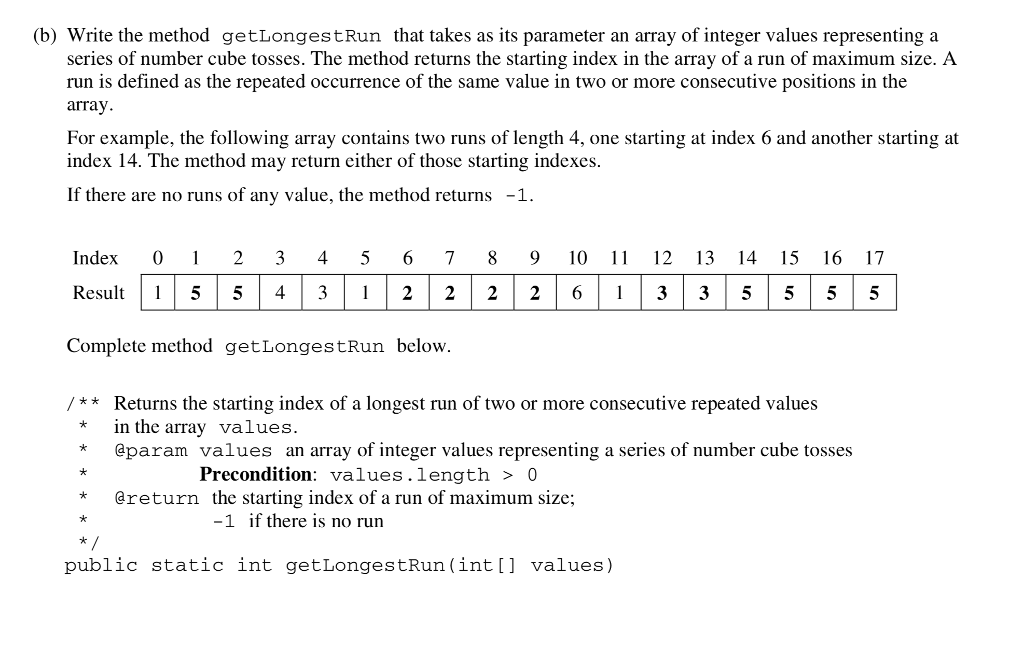 in order to test the methods you are required to implement. public