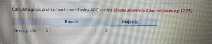 model in 2017 was as follows. Traditional Costing Direct materials Direct labor