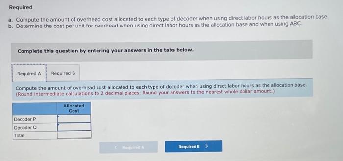 Comparing an ABC system with a traditional costing system LO 5-1,5-3 Snowden