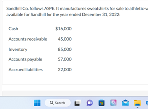 Please only correct the red ones which are wrong. Sandhill Co,