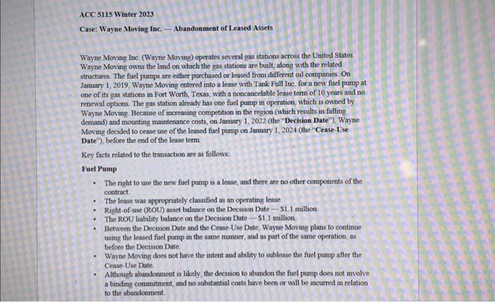 appreciate! 2. What is the impact of abandonment on impairment considerations related