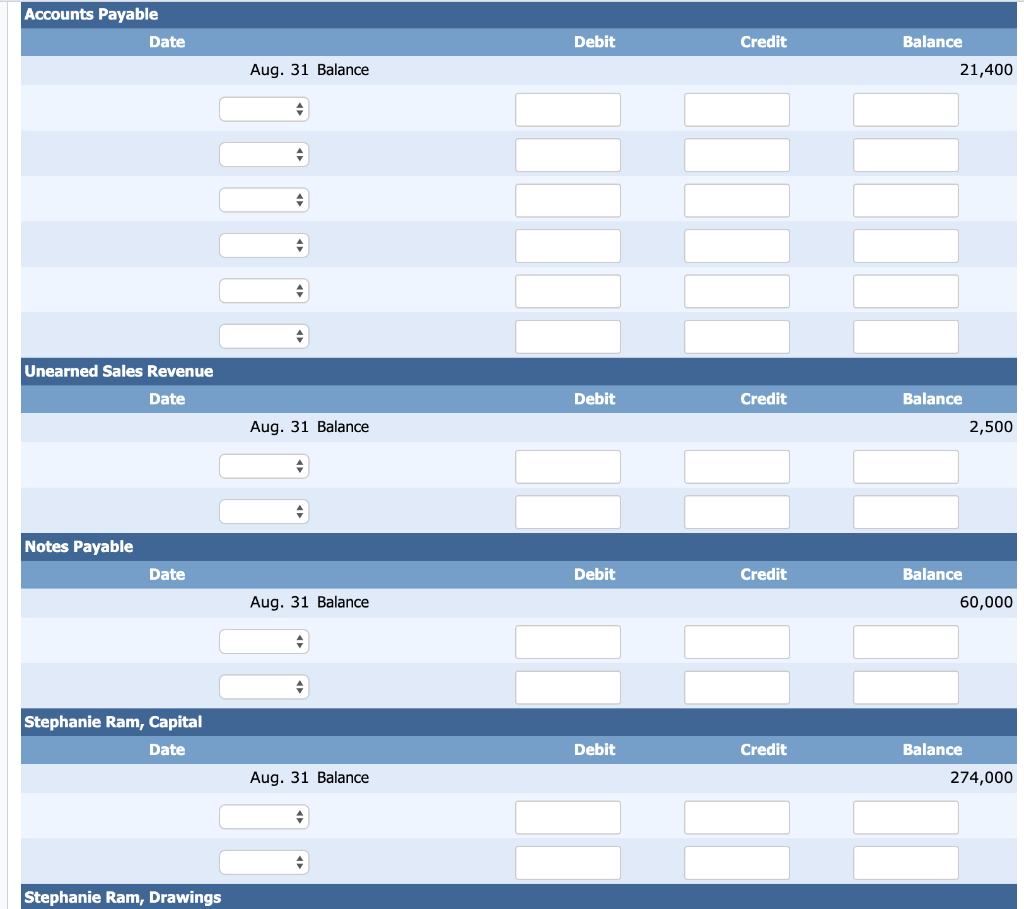 $358,700 Subsidiary Ledgers balances during the month of August Customers with Outstanding