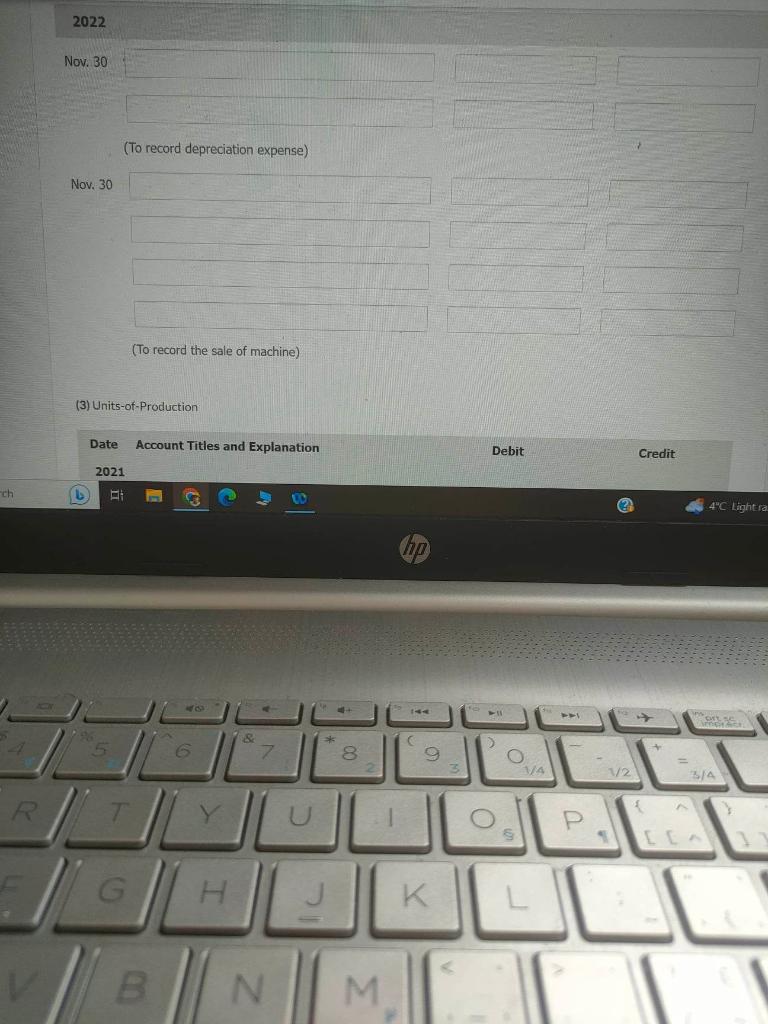 and produce 10,000 units, with a residual value of $10,000. During 2021