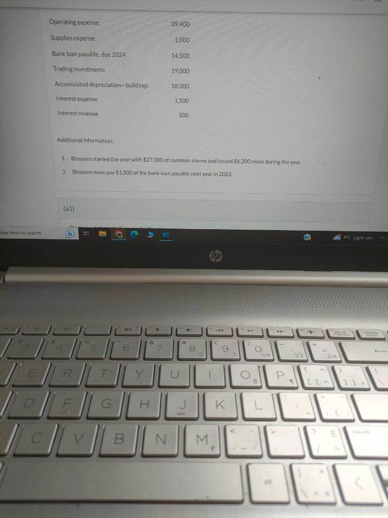 Ltd. has been in operation for several years. It wholesales furniture to