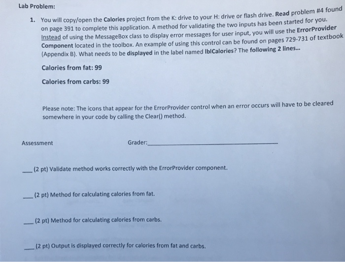 Starting out with >>> Visual C# - Calories from Fat Using