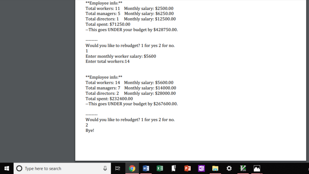 a program Submit a program called business.c In a certain country, it