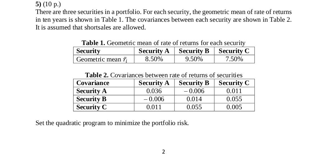 please write with good hand writting 5) (10 p.) There are three