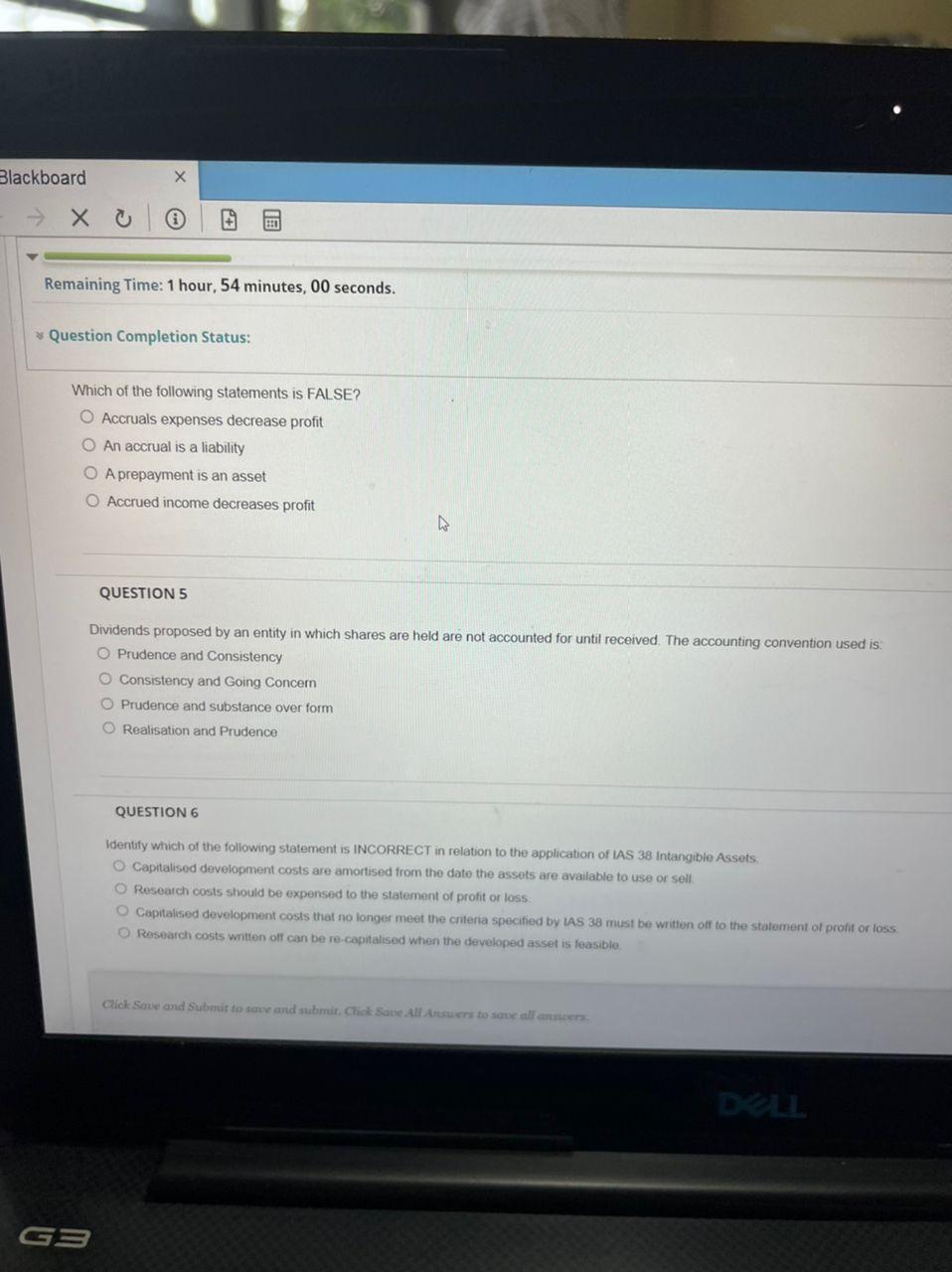 Which of the following statements is FALSE? Accruals expenses decrease profit