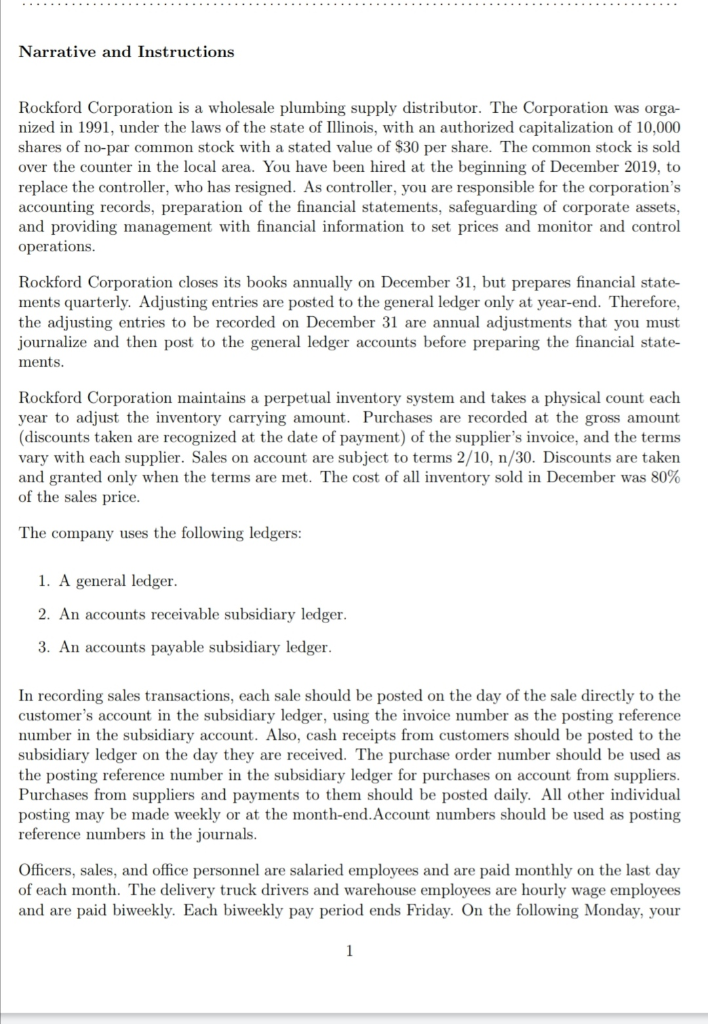  assistant, who maintains the payroll records, provides you with the payroll