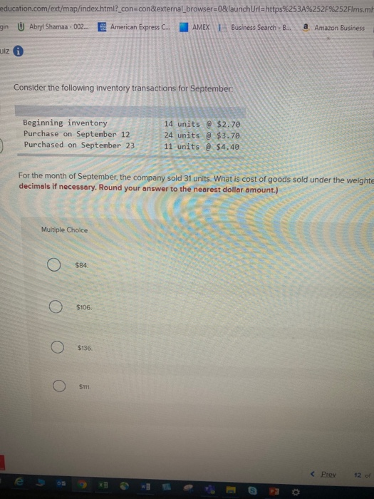  education.com/ext/map/index.html?_con=con&external_browser=0&launchUrl=https%253A%252F%252Flms.m gin Abryl Shamaa - 002... American Express C... AMEX |